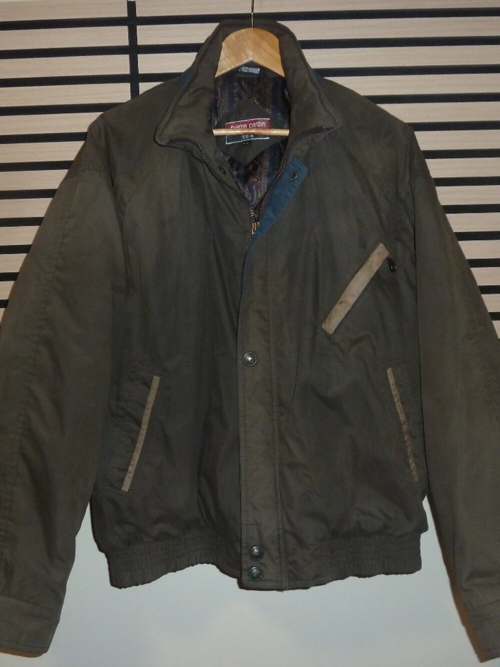 PIERRE CARDIN Mens Bomber Jacket Size Large